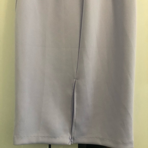 NY&Co Lilac Dress with ruffled sleeves - Picture 4 of 4